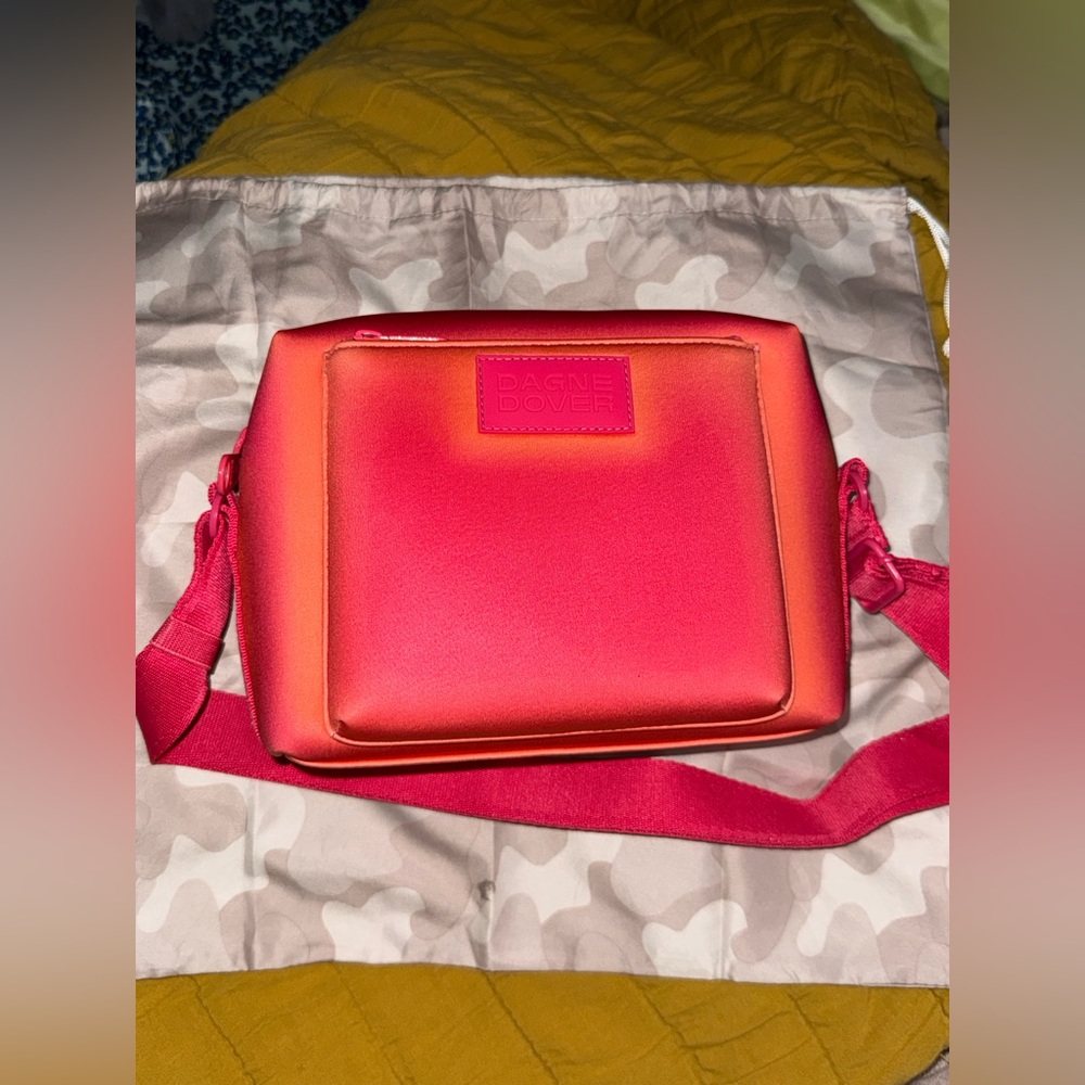 Dagne Dover Women's Red and Orange Crossbody Bag